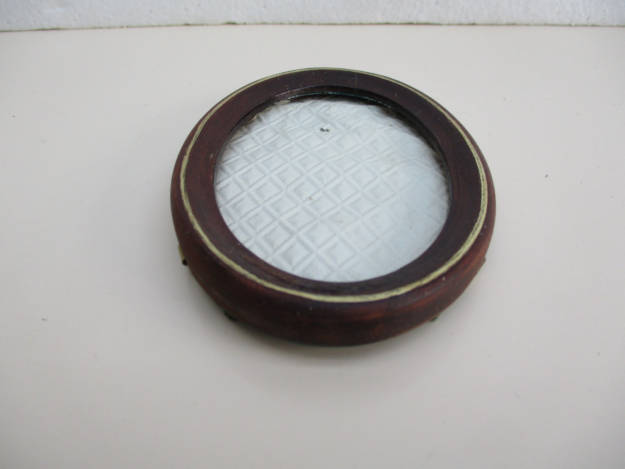 Old oval wall photo frame