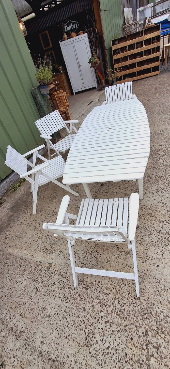 Antique garden furniture
