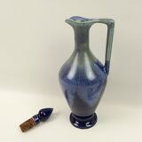 Blue and green ceramic carafe 25cm