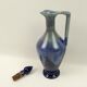 Carafe en céramique bleue et verte 25cm
