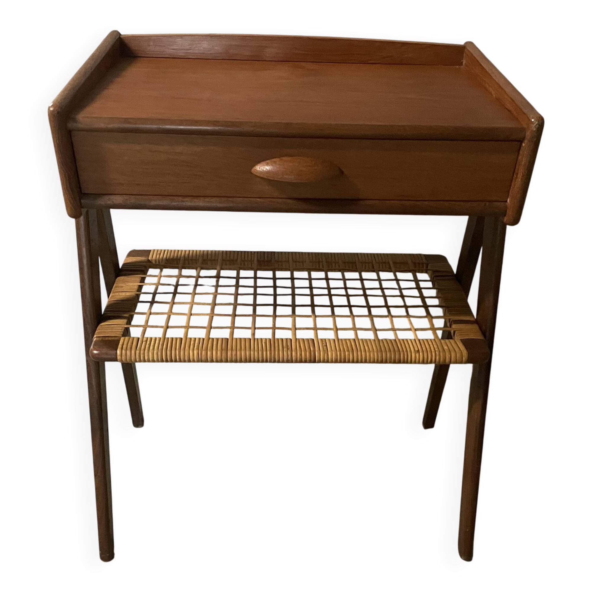 Scandinavian bedside table from the 1960s.