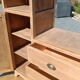 Handcrafted asymmetrical wooden furniture