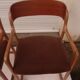 Paire de fauteuils traineau Baumann assise en velours marron