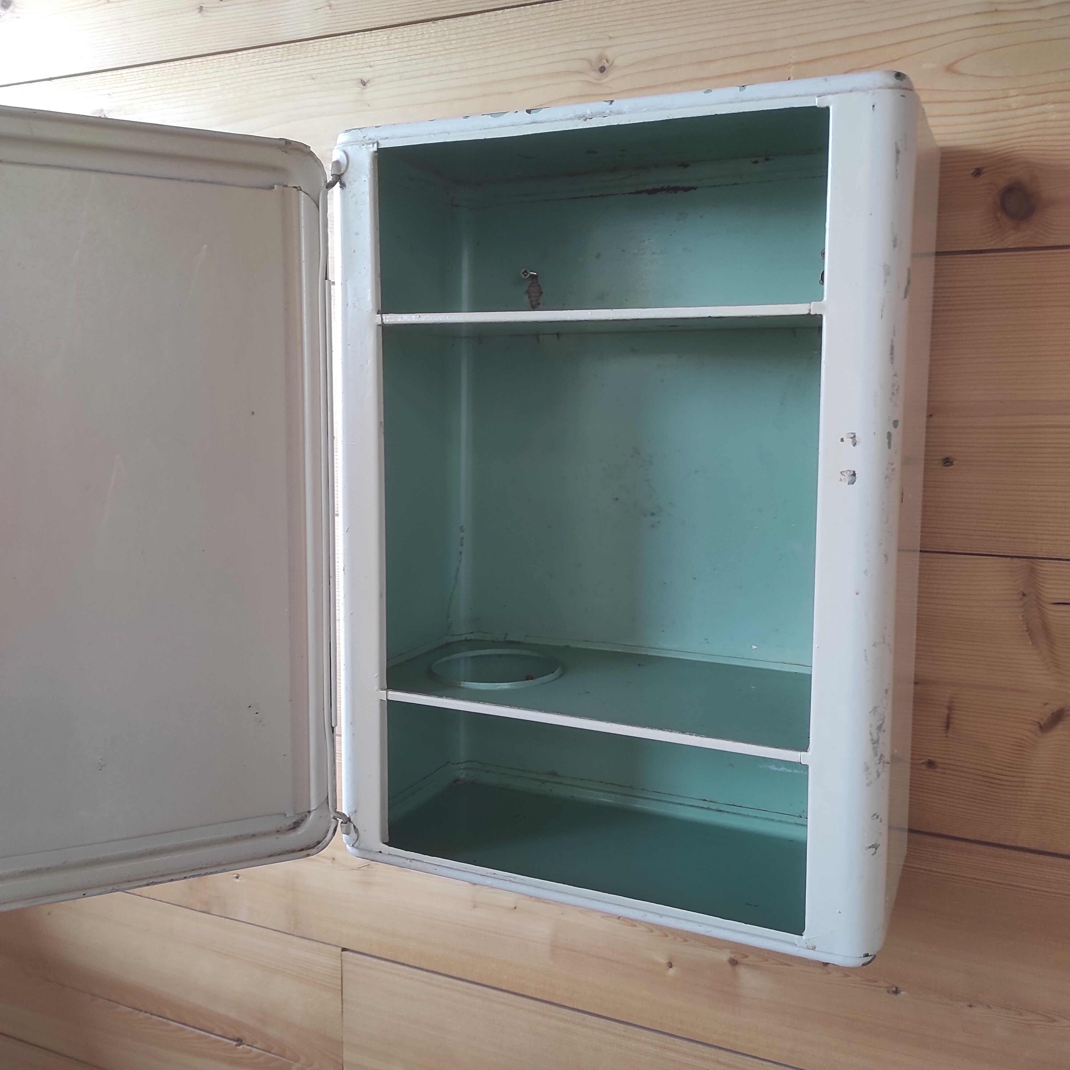 Toilet or pharmacy cabinet with mirror