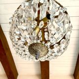 Balloon chandelier with tassels