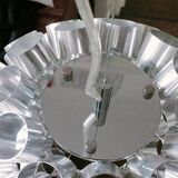 Space Age aluminium lamp