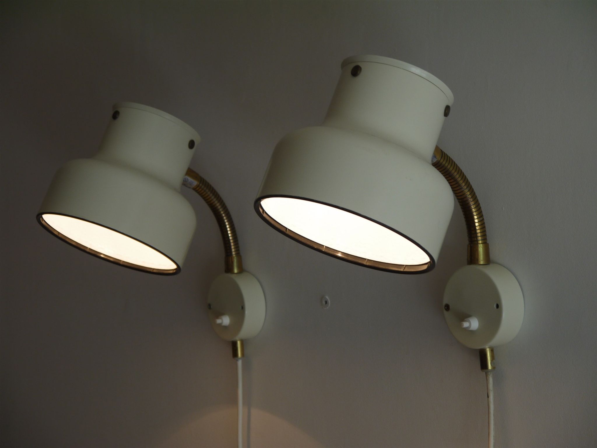 Pair of Scandinavian appliques "Bumling" by Anders Pehrson for Ateljé Lyktan 1970
