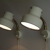 Pair of Scandinavian appliques "Bumling" by Anders Pehrson for Ateljé Lyktan 1970