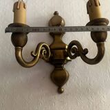 Vintage Brass Wall Sconce