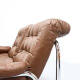 Tufted Leather Two-Seater Sofa by Johan Bertil for IKEA 1970s