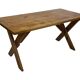 Vintage Dining Table Pinewood 60's Minimalist Dining Table