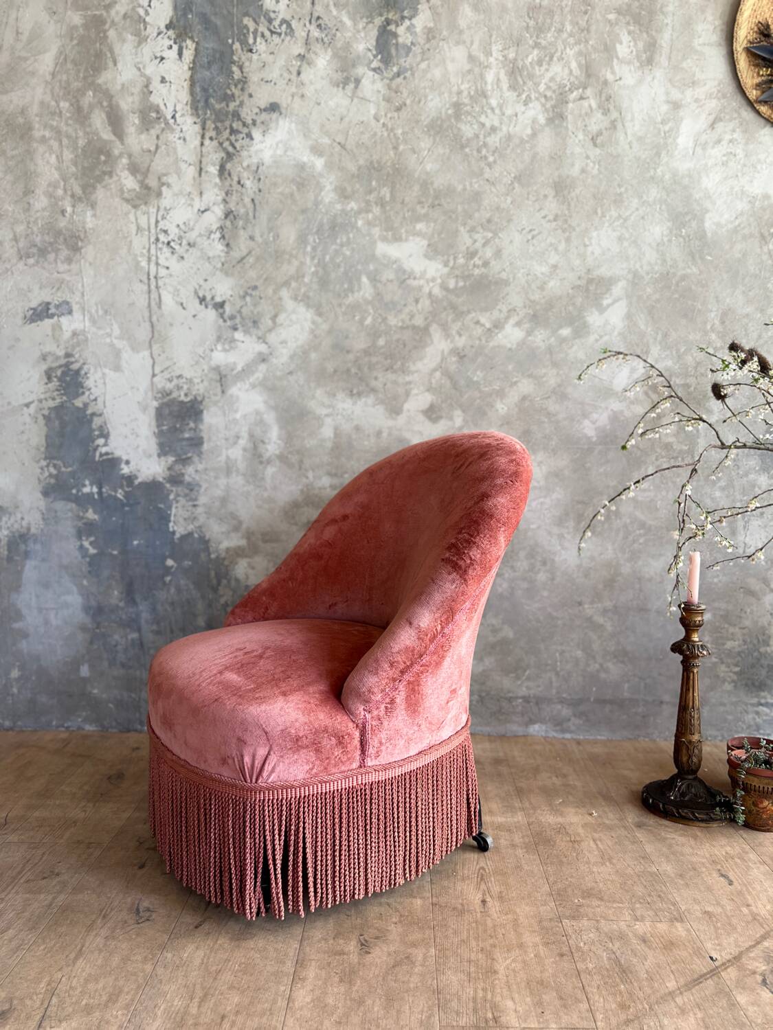 19th century toad armchair