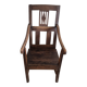 Fauteuil Noyer Rustique fin XIX eme siecle