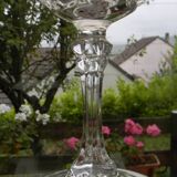 Set of 6 Arques crystal water glasses. Auteuil model.