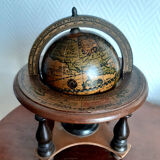 Vintage desktop world map