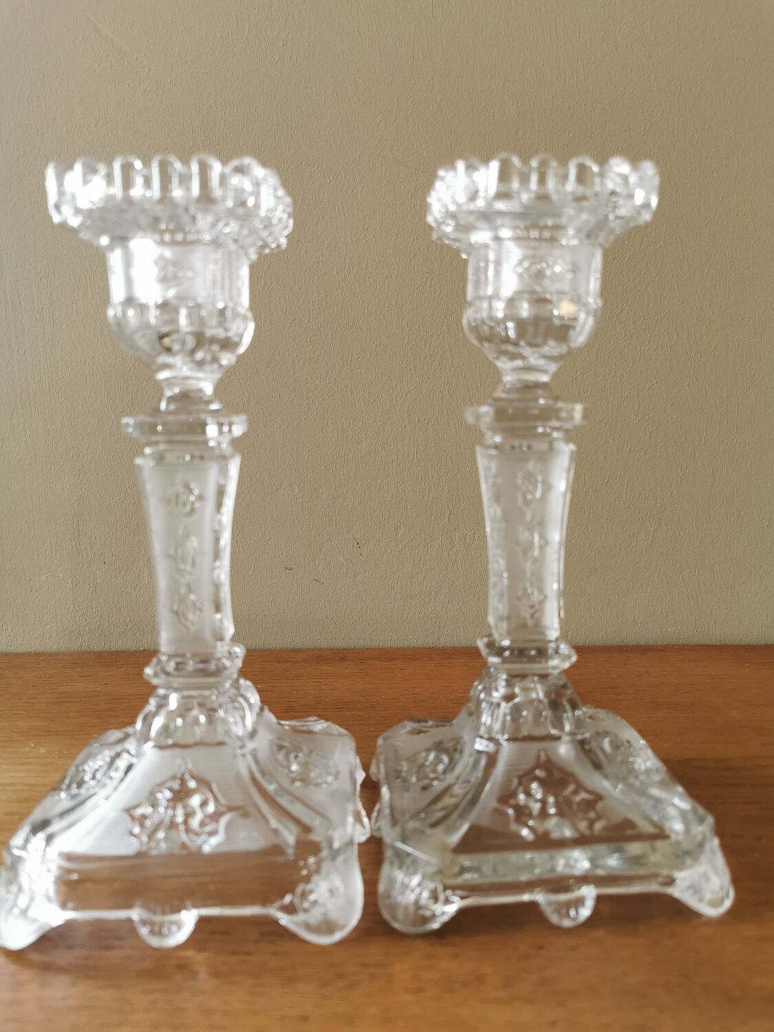 Pair of Portieux candle holders