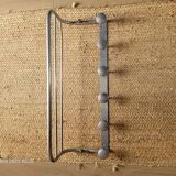 Porte-manteaux en aluminium  ( 6 patères) vintage
