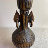 Vase en terre cuite à anneaux