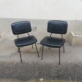 Pair of Cm 196 chairs by Pierre Paulin 1960
