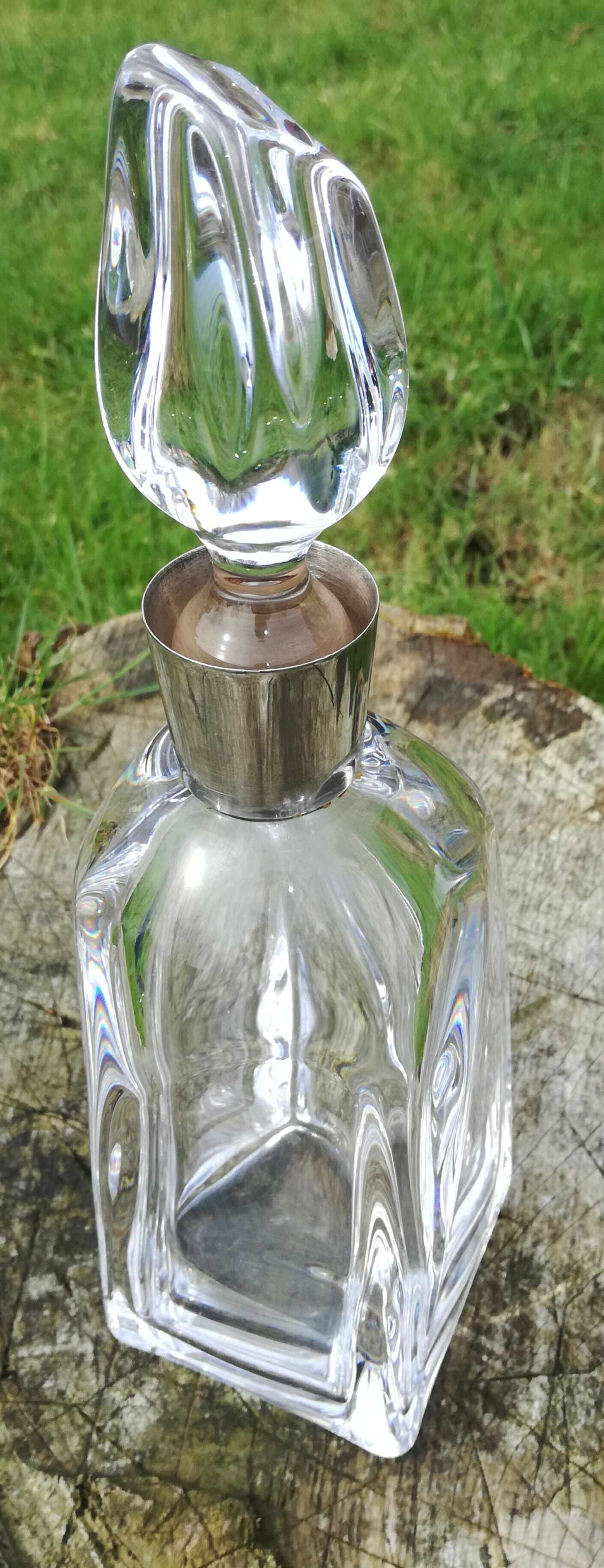 Carafe signed "Daum France" art deco style