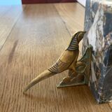 Book greenhouse in bronze and marble