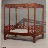 Lit a baldaquin chine XIXeme siècle