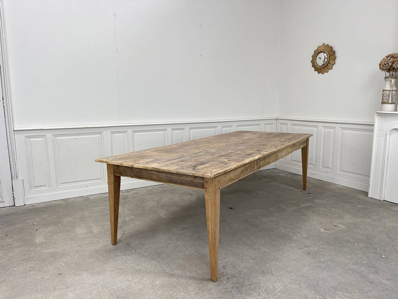 1940s oak and fir farmhouse table