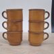 Set of 6 Saint Clément coffee cups, France