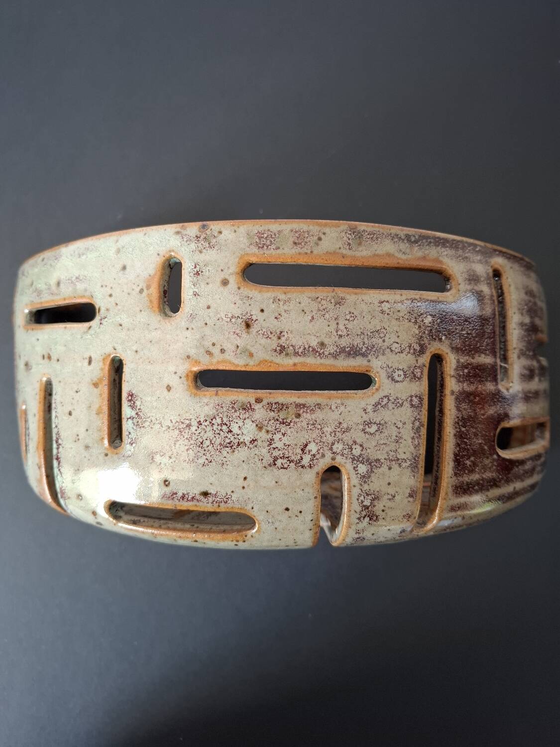 Ceramic wall light F.Comte