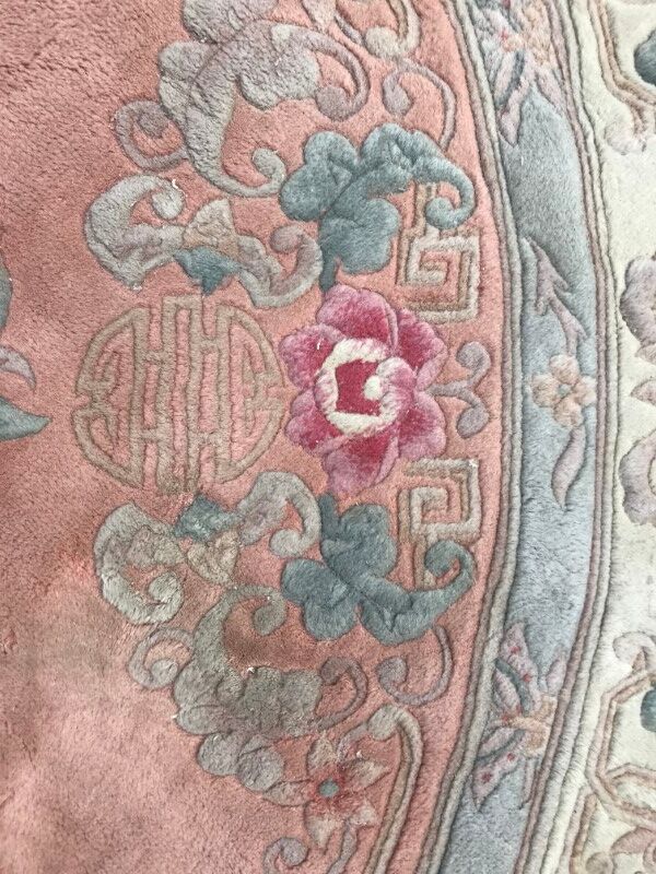 Vintage Chinese round 220 cm  carpet