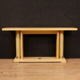 Italian console in exotic wood from 20th century