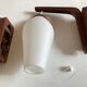 Pair of Scandinavian boomerang pendant lamps 1960