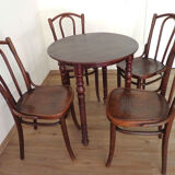 Dining Chairs from Thonet No. 23, 1930s,