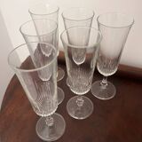 6 flûtes à champagne