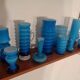 German Glass Vases by Karl Friedrich, 1960s, Set of 11