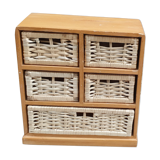 "furniture" of vintage classification in wood and wicker
