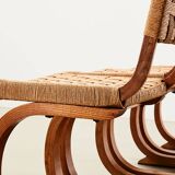 Bas van Pelt Rare Set of 6 Dining Chairs for My Home 1936