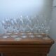 Large 19-Piece Vintage Val Saint Lambert Crystal Glassware Set