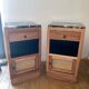 Paire de chevet ou nuit bois massif cannage