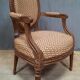 Fauteuil medaillon Louis XVI