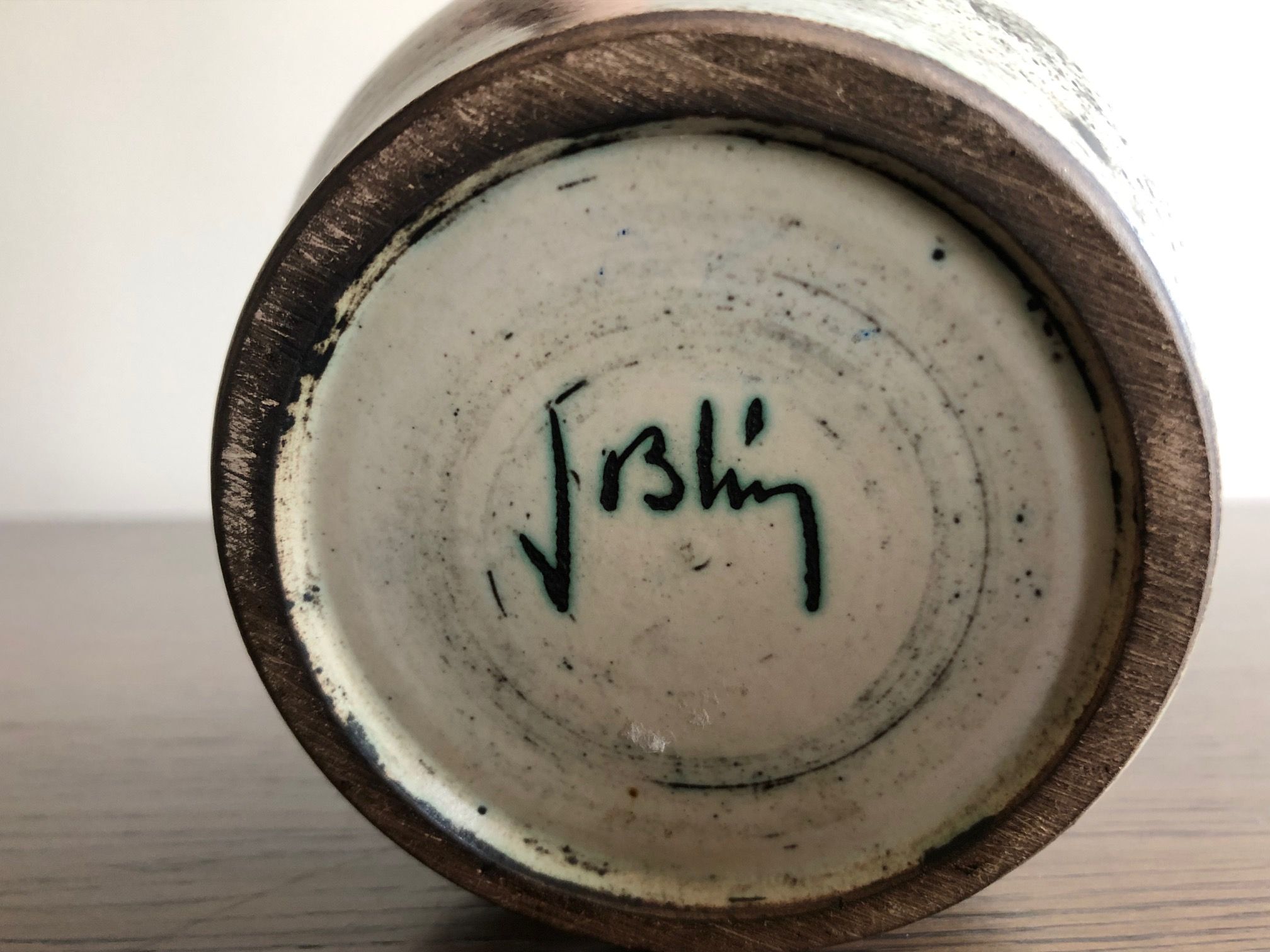 Jacques Blin's bird-patterned enamelled ceramic bowl, 1950s