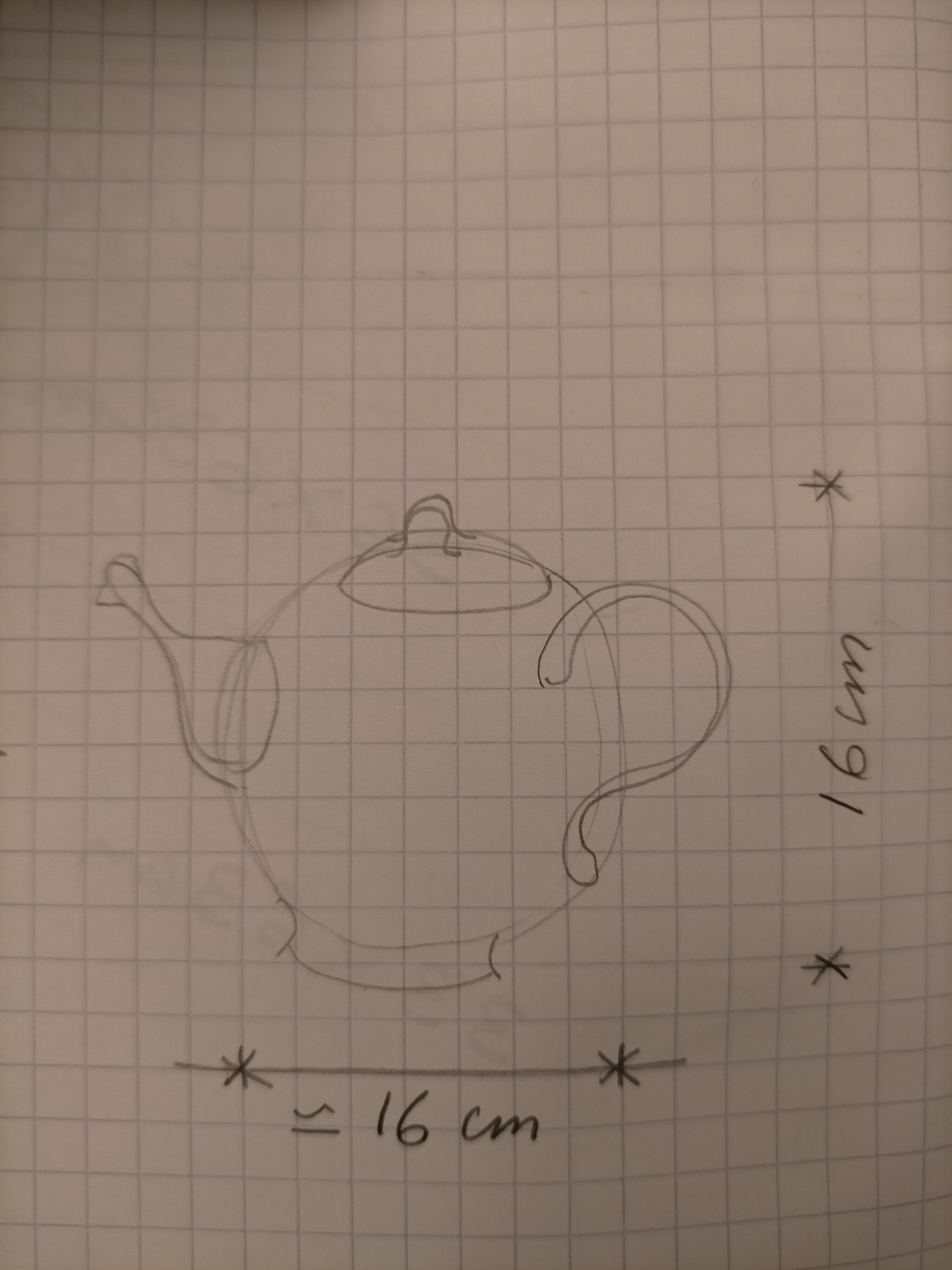 Porcelain teapot