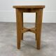 1950s wooden slat stool reconstruction