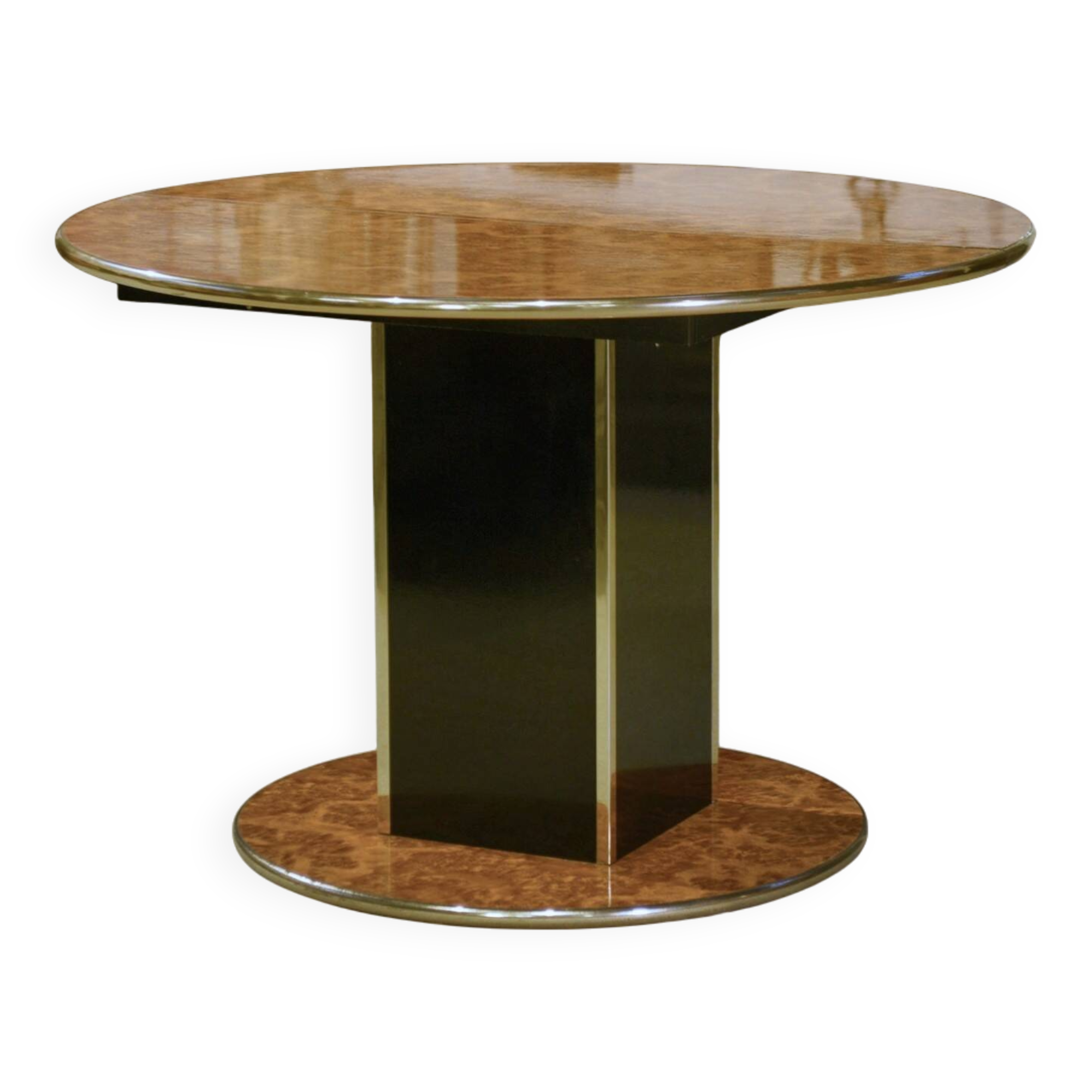 Circular table in the style of Willy Rizzo 1970s