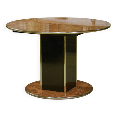 Table circulaire dans le goût de Willy Rizzo 1970’s