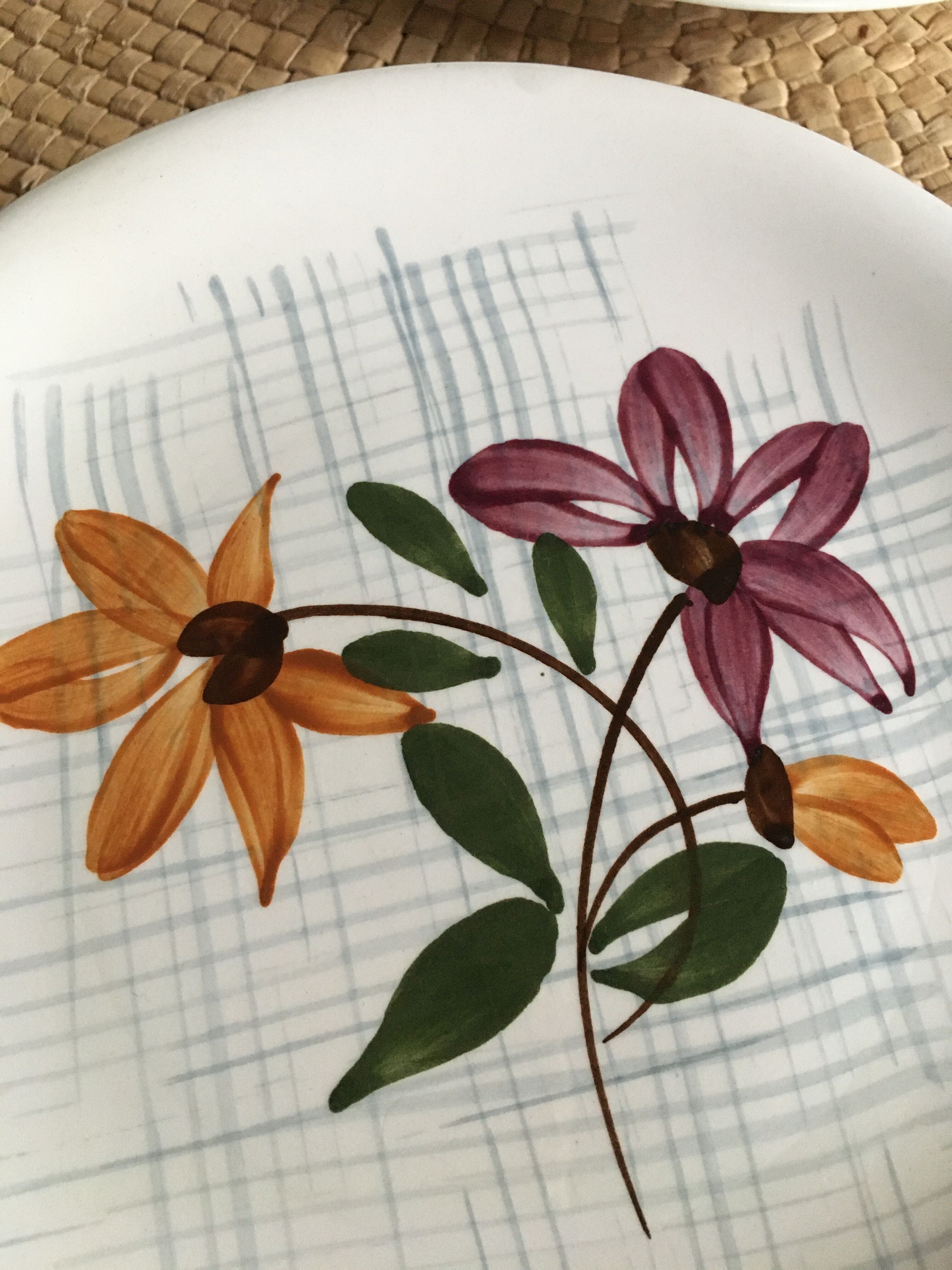 Series of 10 dessert plates