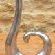 Solid aluminum candle holder
