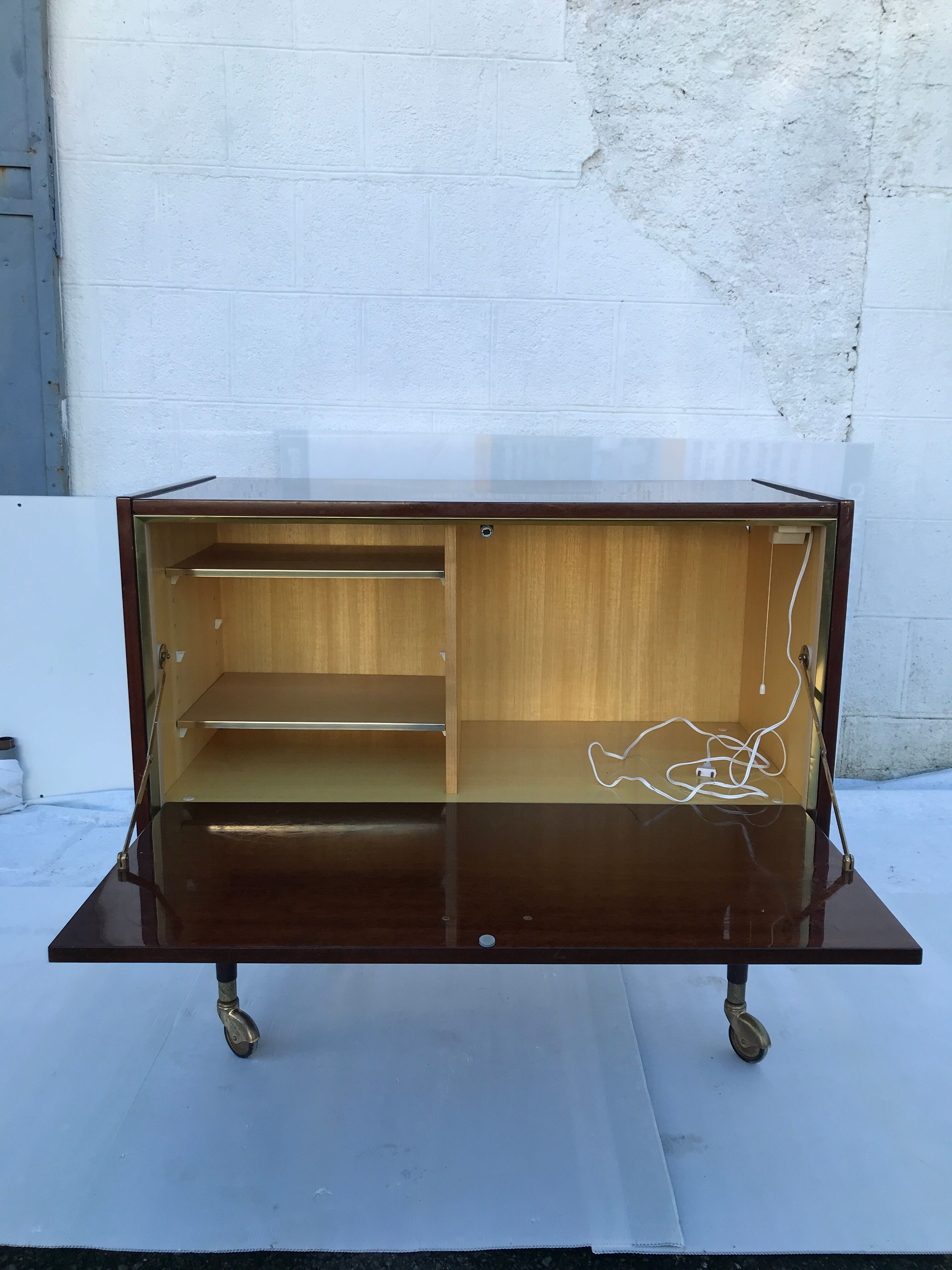 Illuminated bar furniture 70s