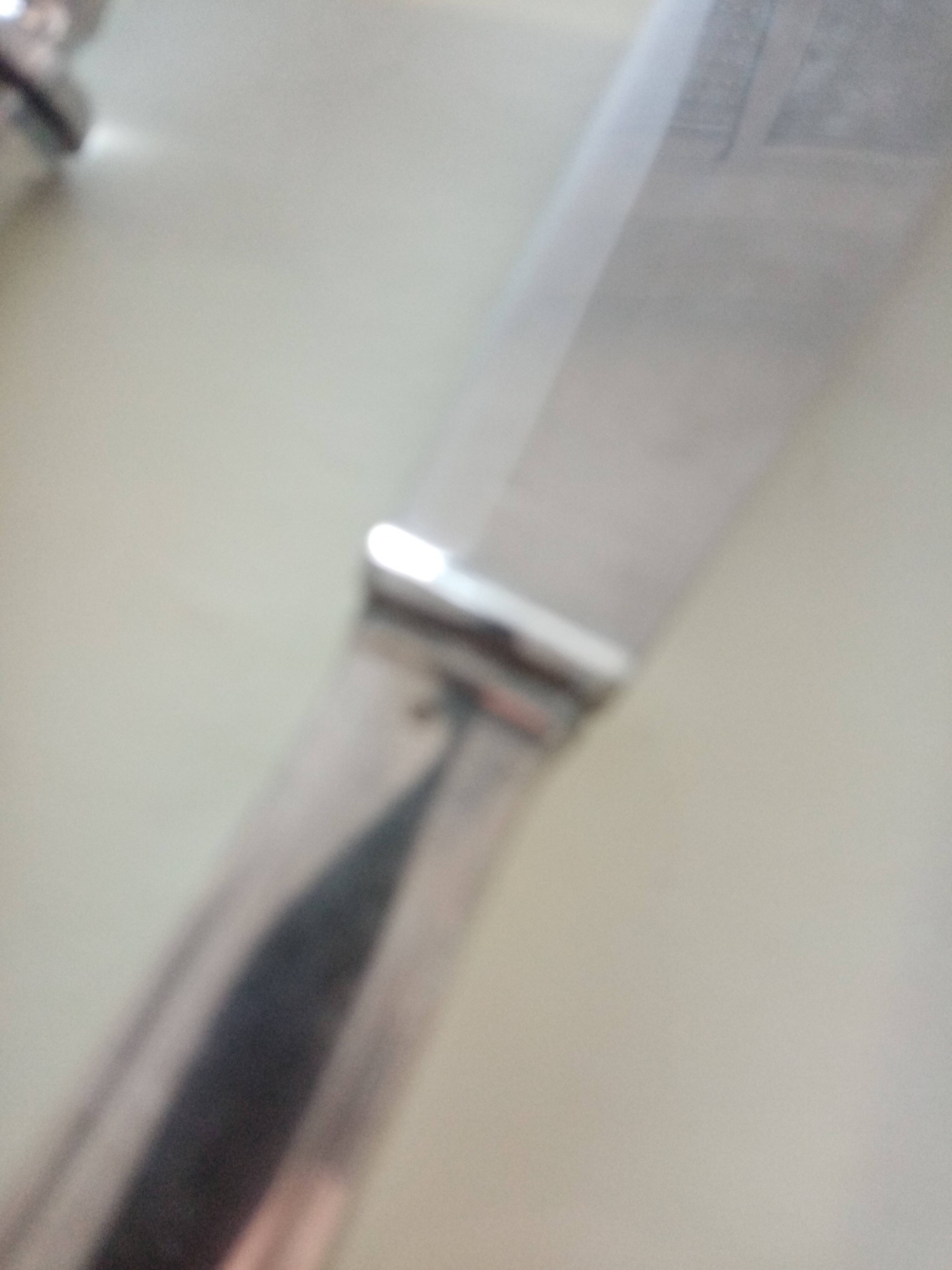 Serving cutlery in silver metal