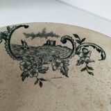 Fine earthenware bowl on a pedestal base – Grigny factory, circa 1830–1860